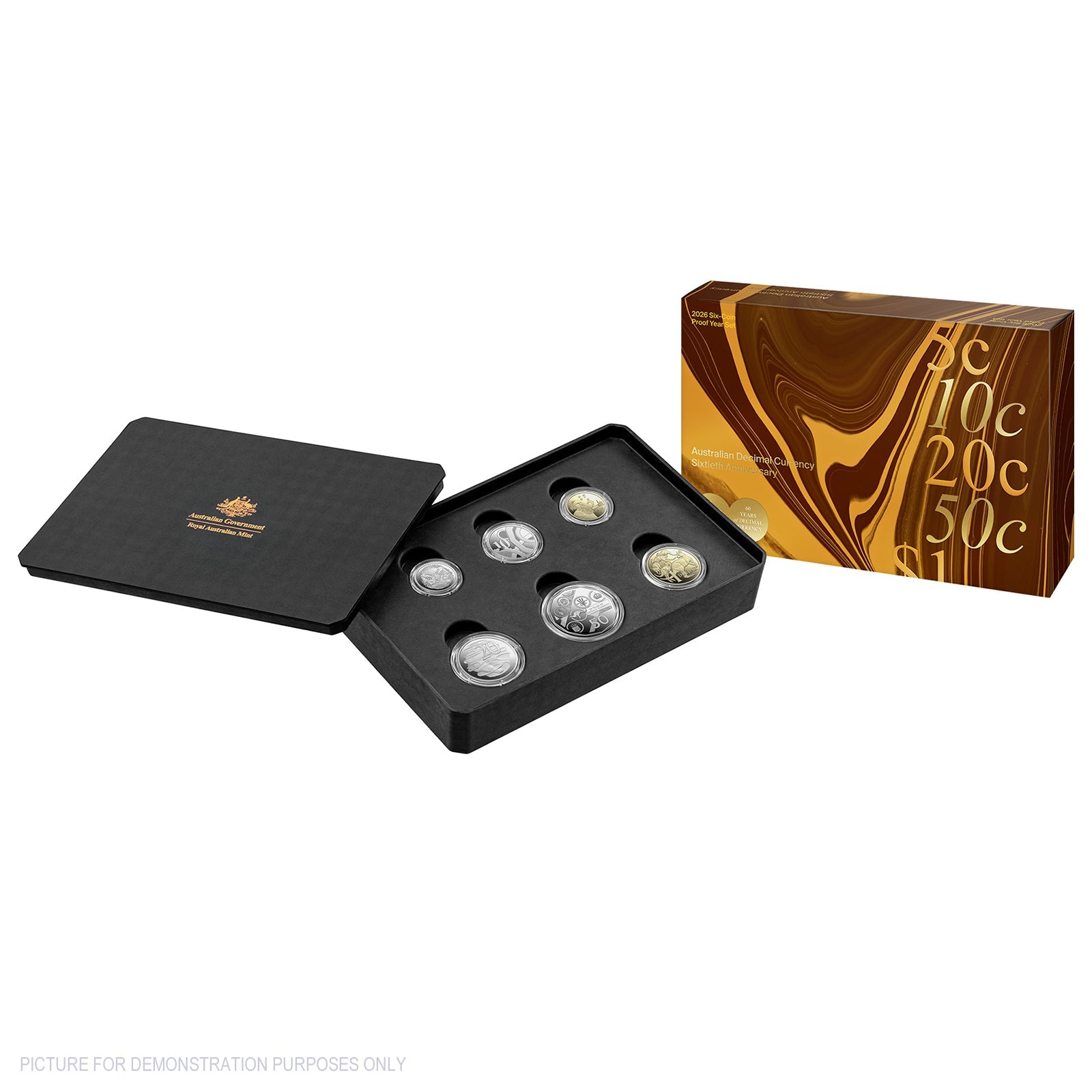 2026 RAM Proof Six Coin Set - 60th Anniversary of Decimal Currency